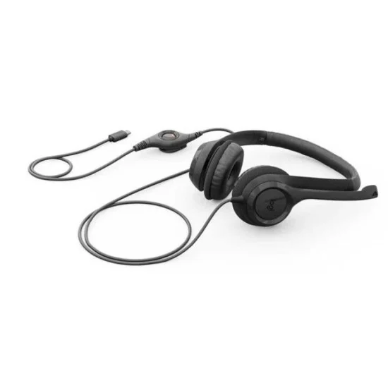 Logitech H390 Headset - Black (USB-C)